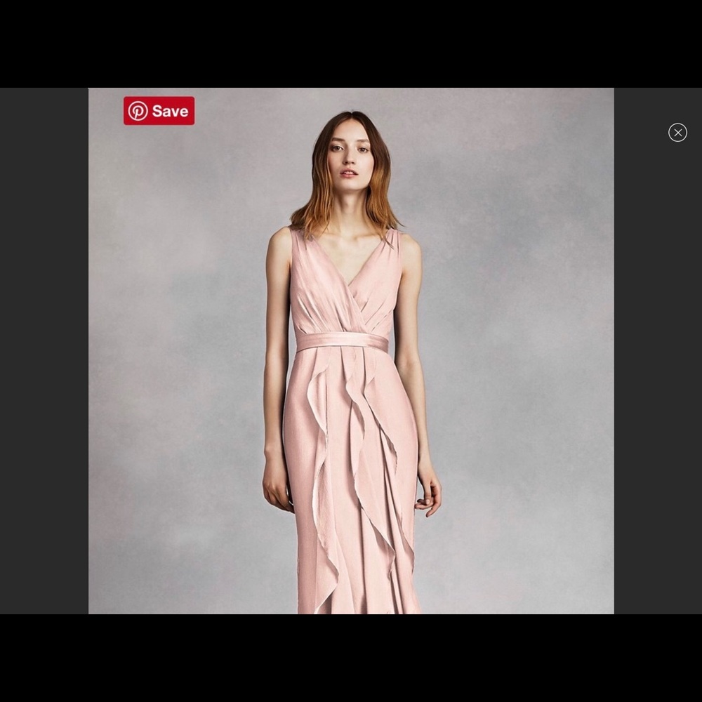 Vera Wang Wedding-Bridesmaid dress in blush